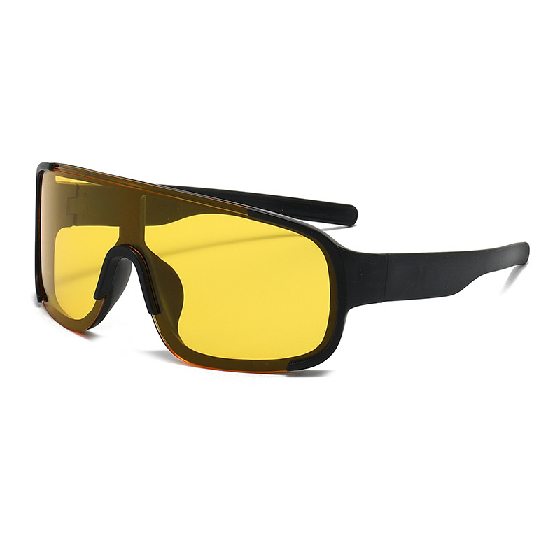 Gafas de Sol Deportivas para Niños Marco Grande de Plástico y AC con Protección UV400 para Aire Libre y Viajes