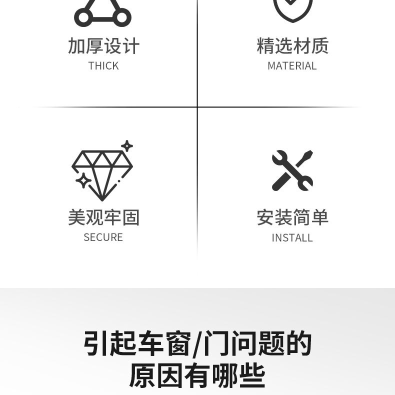 Electric Tricycle Door Seal Strip T-Shaped Rubber Strip Four-Wheel Vehicle Modification and Installation T-Shaped Black and White Sealing Strip