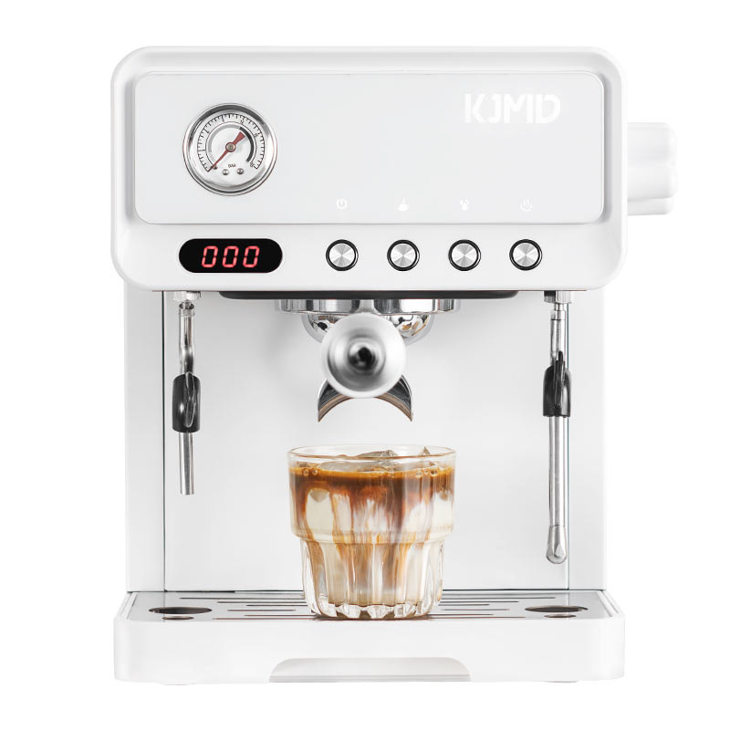KJMD pequeño ladrillo cuadrado K929 máquina de café casera semiautomática pequeña bomba de burbuja de vapor de extracción de presión de leche
