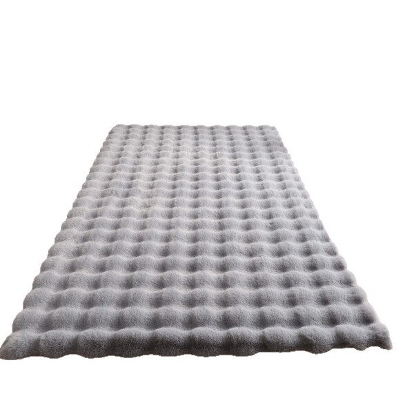 Cream Style Bubble Velvet Carpet Plush Floor Mat Bedroom Bedside Blanket Living Room Sofa Bay Window Mat Cloakroom Coffee Table Mat