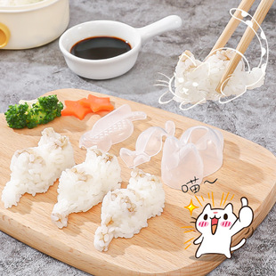 KOKUBO Japanese imported kitchen gadget cat mold suitable for vegetable paste rice ball mold gadget