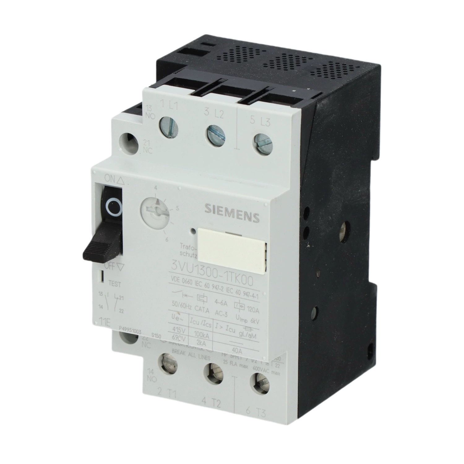 3VU1300-0MC00 моторная защита корпус 3VU13000MC00 пластиковый корпус автоматический выключатель для двигателя
