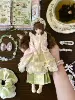 Feihualing pink suit (headband + top + skirt + skirt + socks)