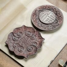 宜兴古铜泥紫砂复古壶垫壶承盖置茶盘批发一件代发