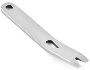 EDC pocket tool mini pocket version stainless steel crowbar crank scraper Winder nail lifter keychain