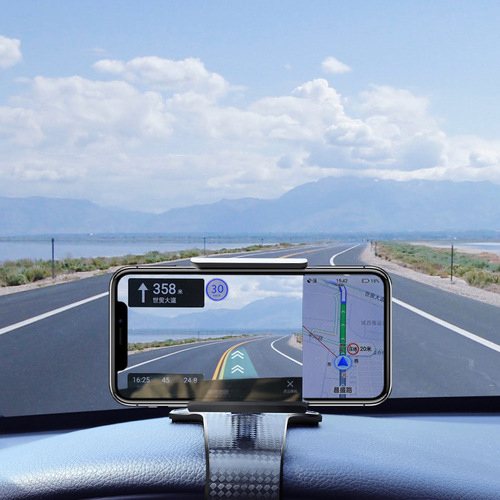 Multifunctional car mobile phone holder car dashboard rearview mirror car navigation bracket sun visor mobile phone holder