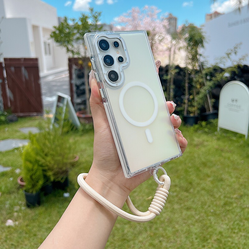 跨境适用三星S25 ULTRA手机壳s25edge炫彩s24磁吸A17双色全包防摔|undefined