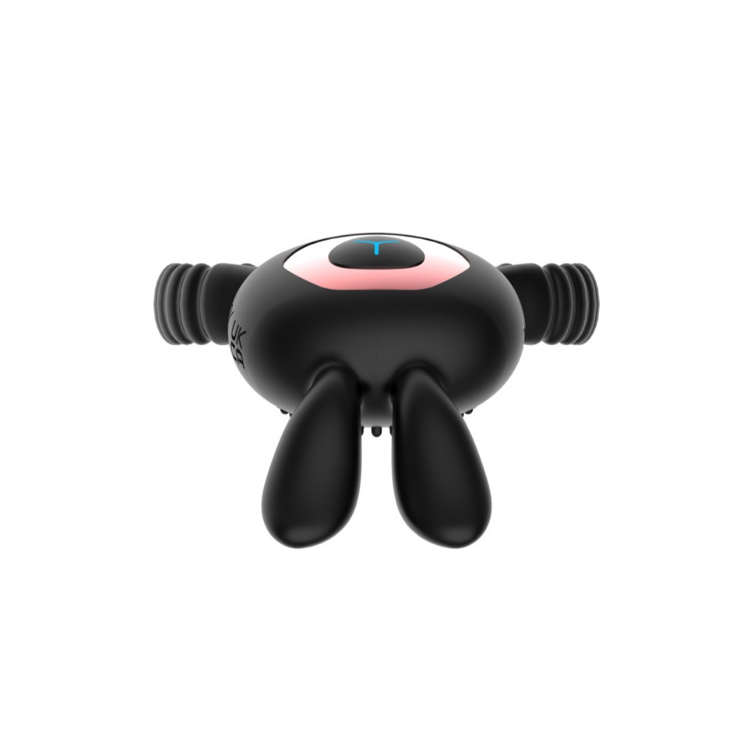 Remote Control Vibrating Rabbit Cock Ring with Silicone Body and Button Control — detail image 3