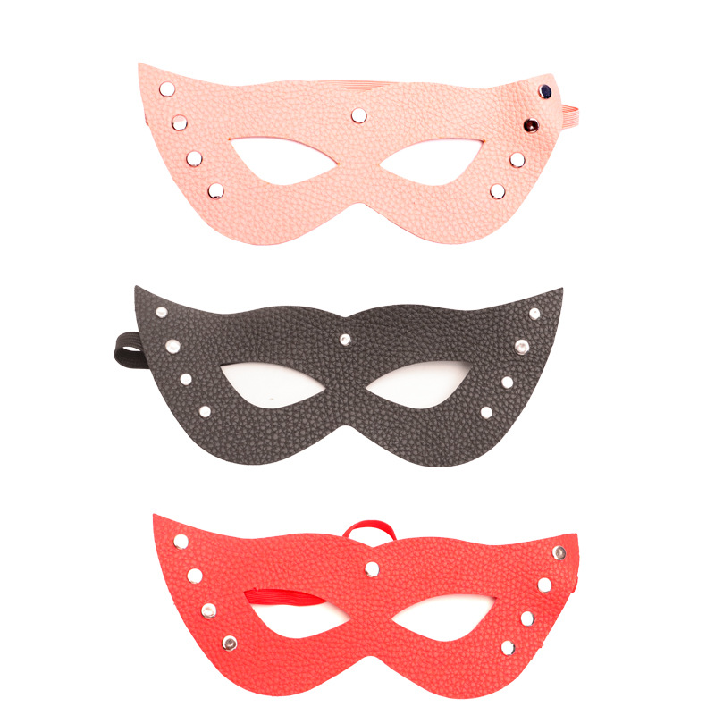 Butterfly Eye Mask PU Leather Blindfold for Couples Sensory Play — detail image 2