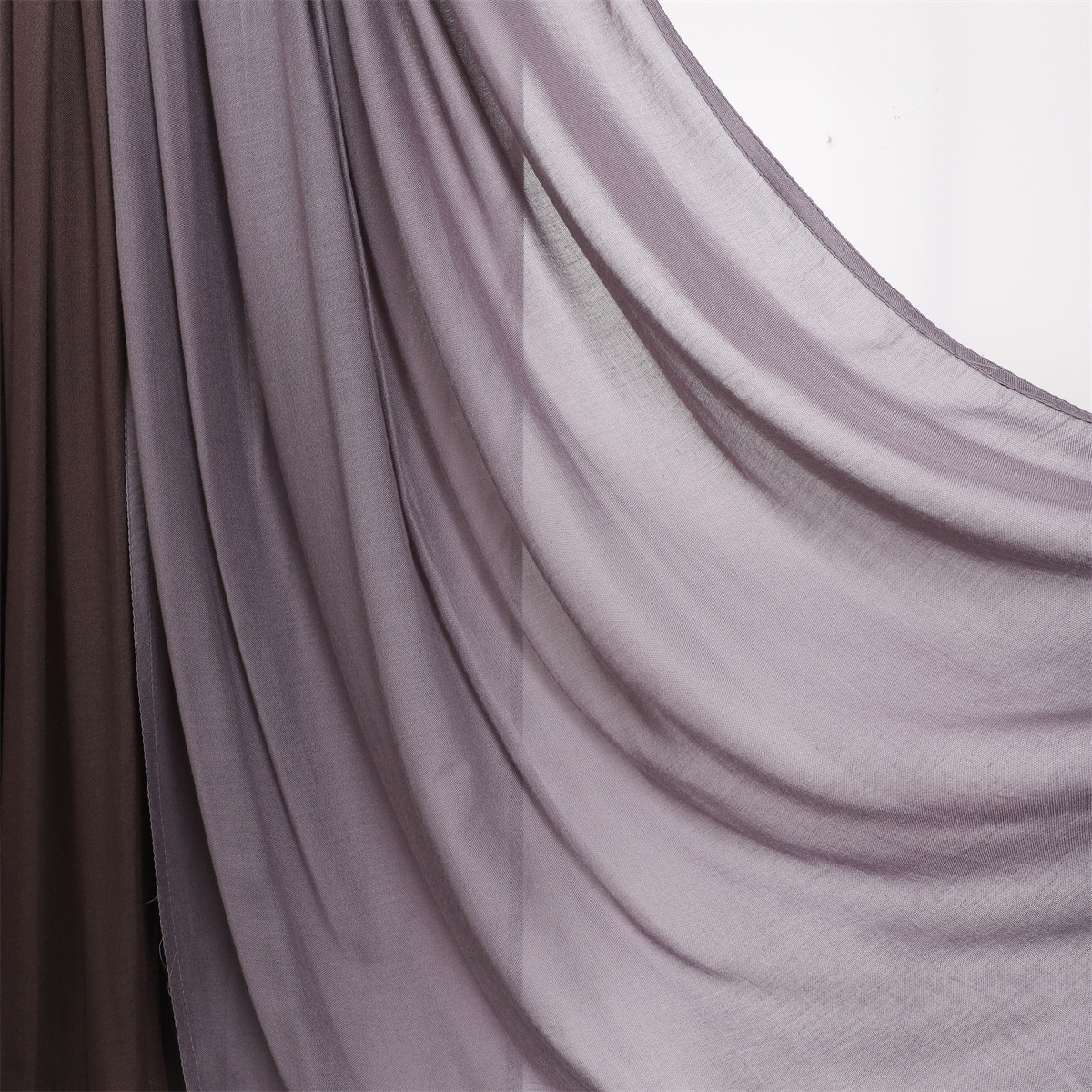 Soft Viscose Cotton Solid Color Scarf Fashion Wide Edge Thin Hijabs High Quality Headscarf Long Shawls for Muslim Woman