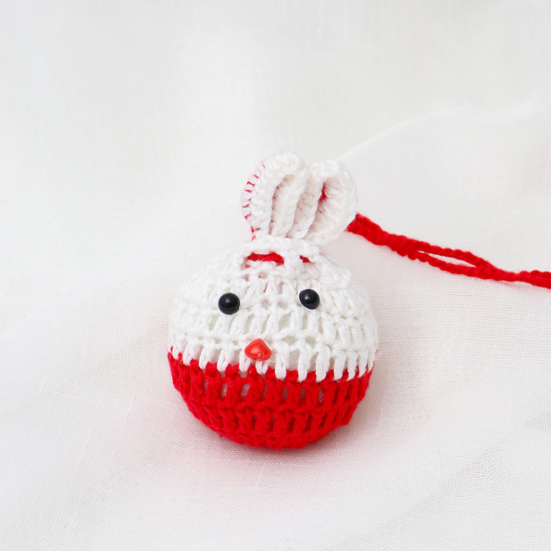 작은 빨간 토끼 주머니