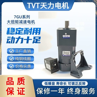 TVT厂家直供 腌制机专用调速电机单相220V 减速电机调速马达 定制