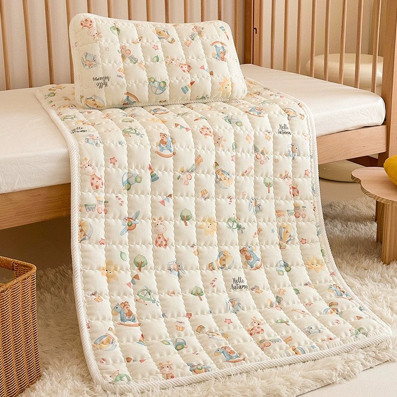 Cotton double-layer children's mattress for side table for kindergarten