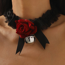 N12802����ϵ��ɫ������õ�廨������������˿����������chokerŮ