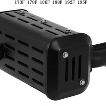 风冷柴油机微耕机发电机马路切割机消声器173F178F186F192F排气管