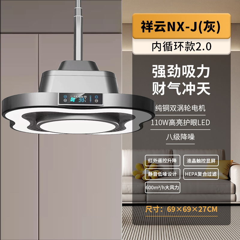 순환 정화 원격 제어 리프팅 Xiangyun 실버 그레이