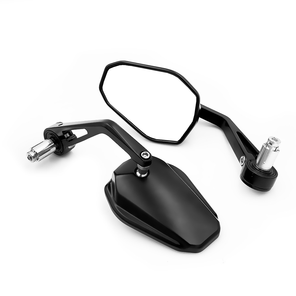 Suministro exclusivo transfronterizo de espejos retrovisores para motocicletas todoterreno FLYQUICK, compatibles con motocicletas Harley, reflectores de aleación de aluminio.