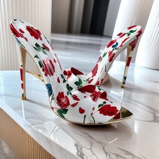 �羳���Q���l12CM���^�����tɫ�黨Ů��Ь�r���黨ӡ���߸�С���^