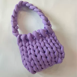 Сумка из толстой исландской пряжи DIY с наполнителем