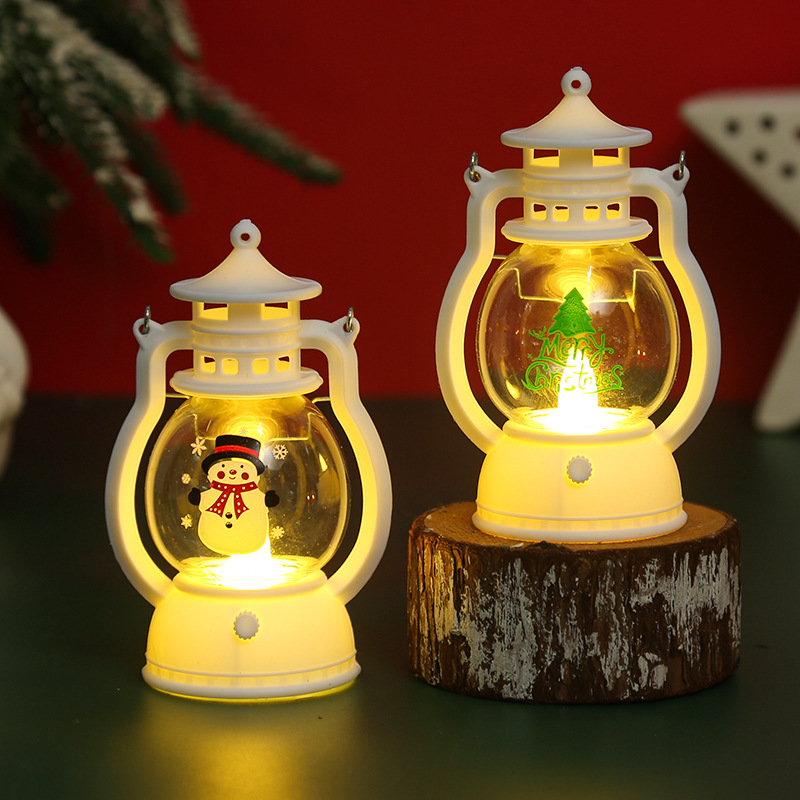 Party Occasion PVC Material Christmas Sequins Santa Claus Snowman PVC Party Lightings
