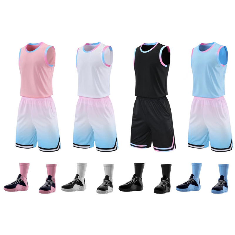 Basketball training clothes boys kids basketball sports suit female boys basketball sports suit sleeveless