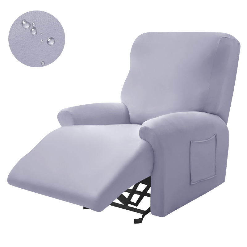 Waterproof milk silk Chivas elastic sofa cover full package first grade split Chivas electric reclining chair cover - 10