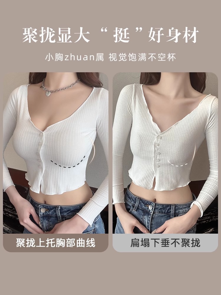 Levantamiento diosa pequeña ropa interior de pecho mujeres empujar hacia arriba redondo anti-flacidez pecho superior soporte banda ancha lado pecho sujetador traje