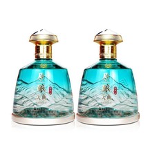 代发泸州52度浓香型白酒中秋礼盒 泸州原酿天典饮河山500ml*2瓶