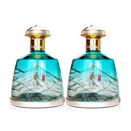 代发泸州52度浓香型白酒中秋礼盒 泸州原酿天典饮河山500ml*2瓶
