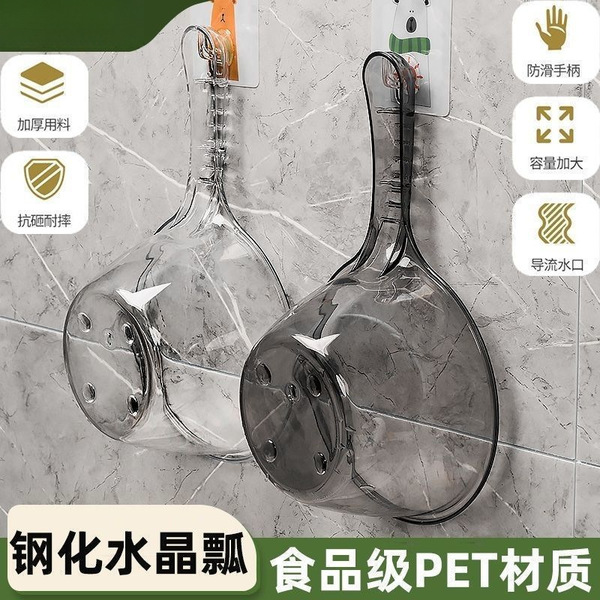 Capacious plastic water ladle for home use scaled
