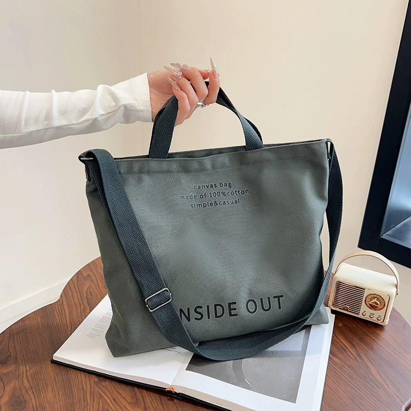 Shopping bag, capacious handheld and one-shoulder tote, 4 color options