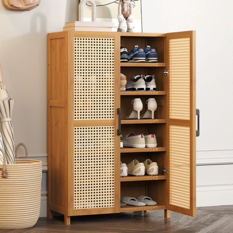 Простая многослойная пылезащитная бытовая стойка для обуви