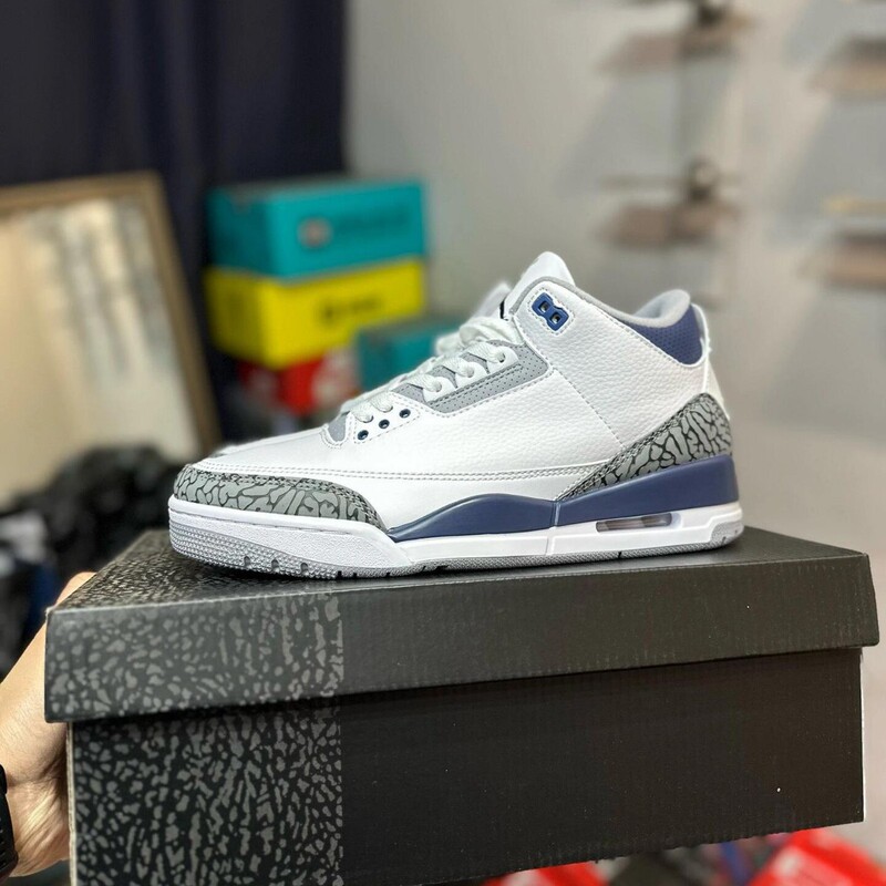 Cross-Border Putian Shoes Pure Original Aj3 North Carolina Blue Sports Shoes Trendyy Basketball Shoes Men and Women Couple Shoes Wear-Resistant Mid-Top Shoes 1 Cross-Border Putian Shoes Pure Original Aj3 North Carolina Blue Sports Shoes Trendyy Basketball Shoes Men and Women Couple Shoes Wear-Resistant Mid-Top Shoes 1