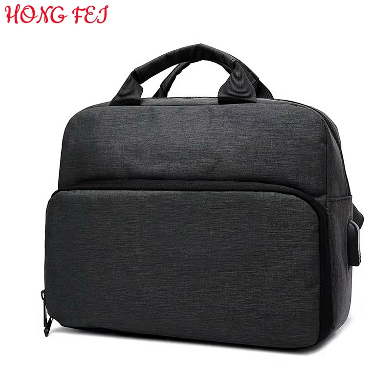 새로운 SLR 카메라 가방 남성 어깨 사진 가방 다기능 USB 방수 비 커버 내마모성 크로스 바디 숄더 백