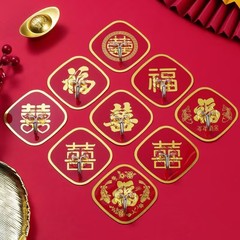 福の字のフックの大きいサイズの赤いフックは強力に結婚します。