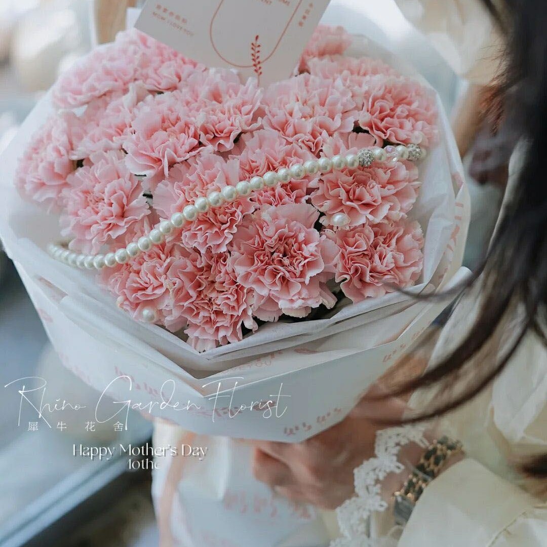Día DE LA MADRE ramo de perlas Accesorios Estilo Chanel ramo caja de regalo para hornear decoración Cadena de Perlas joyería de perlas florales