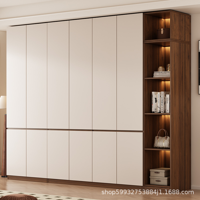 Armario dormitorio doméstico moderno y simple pequeño tipo de alquiler dormitorio armario de almacenamiento armario de estilo medieval image 4