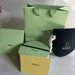 桃糸熊包装箱グリーンセット箱布袋包装メーカー直販TOUS