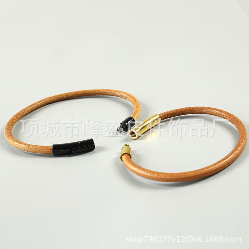 Direct from the Manufacturer: European and American Cross-Border Leather Bracelets, Leather Cord Bracelets, Wealth-Attracting Bracelets, Leather Cord Bracelets