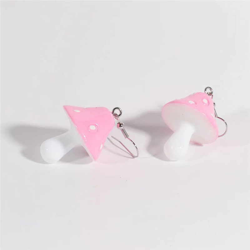 Cute Mushroom Alloy Women's Drop Earrings display picture 6