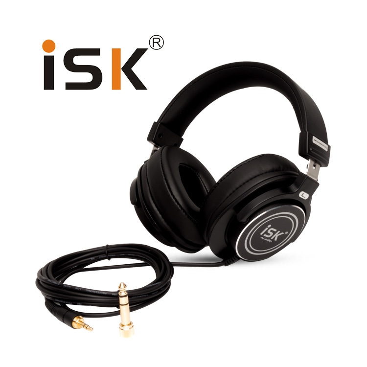ISK MDH8000 头戴式耳机 主播电脑K歌录音棚DJ耳麦 有线
