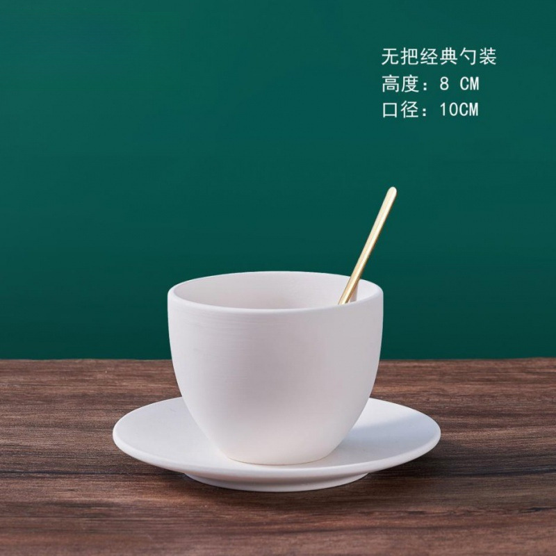 景徳鎮無地カップ陶器 diy 手作り釉下色白胚塗装マグカップ手描き高白粘土無地カップ|undefined