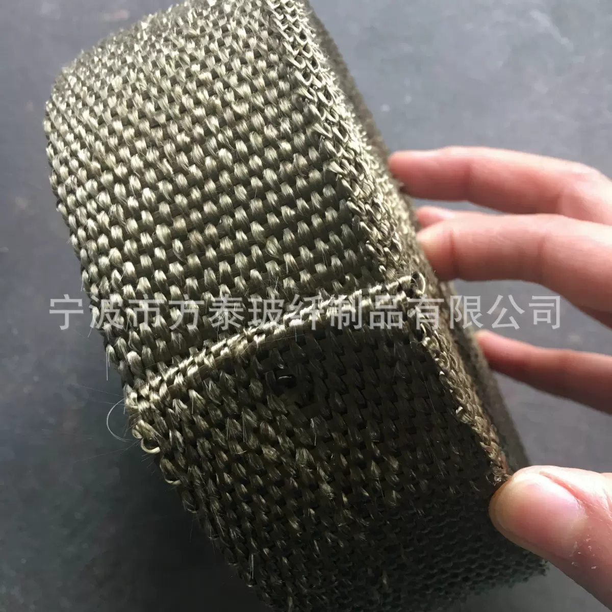 玄武岩玻纤带 钛金色纤维芭蕉隔热带 排气管隔热布