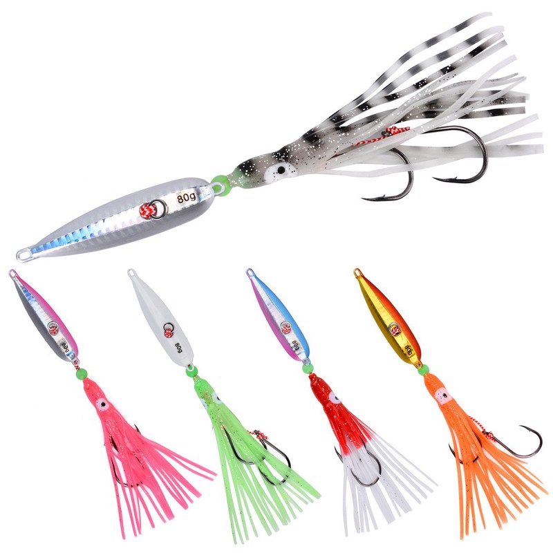 Deep sea fishing jig bearded squid bass cod big head special slow roll hot moon luya iron plate fake bait fishing group Deep sea fishing jig bearded squid bass cod big head special slow roll hot moon luya iron plate fake bait fishing group