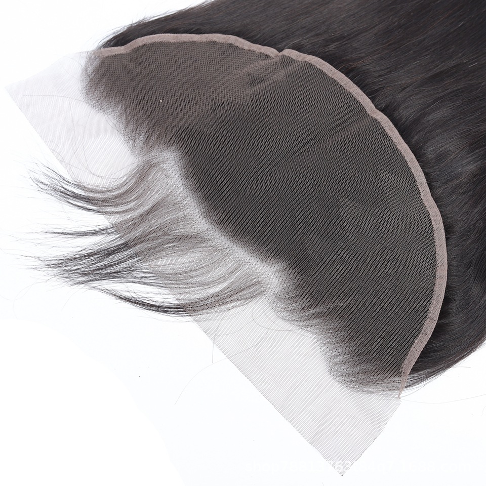 13x6 cierre frontal de encaje 13x6 pelo recto bloque real cabello humano peluca Accesorios