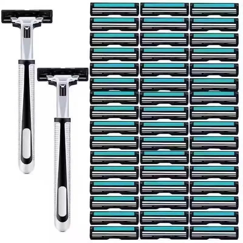 Manual razor razor beard head men's blade holder razor blade shaving blade manufacturers in stock wholesale Manual razor razor beard head men's blade holder razor blade shaving blade manufacturers in stock wholesale