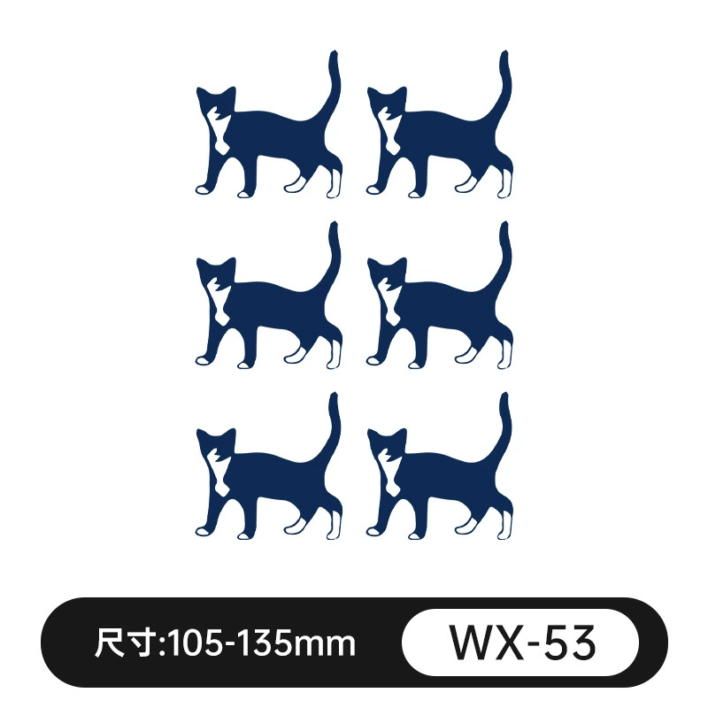 Waterproof fresh retroreflective herbal tattoo stickers for men and women, long-term effect