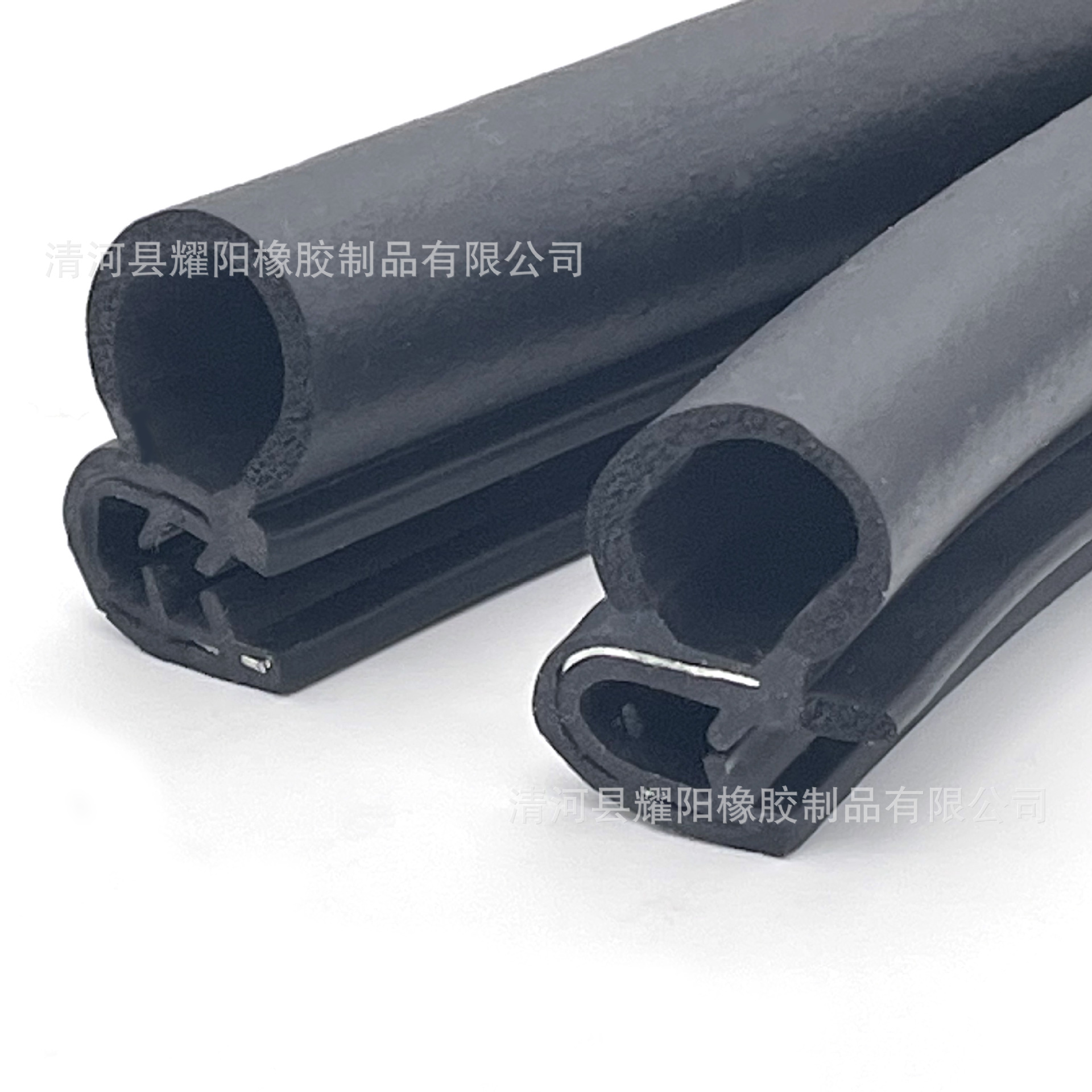 高质量巴士车门密封条 新能源车密封条钢带U型卡三元乙丙橡胶条