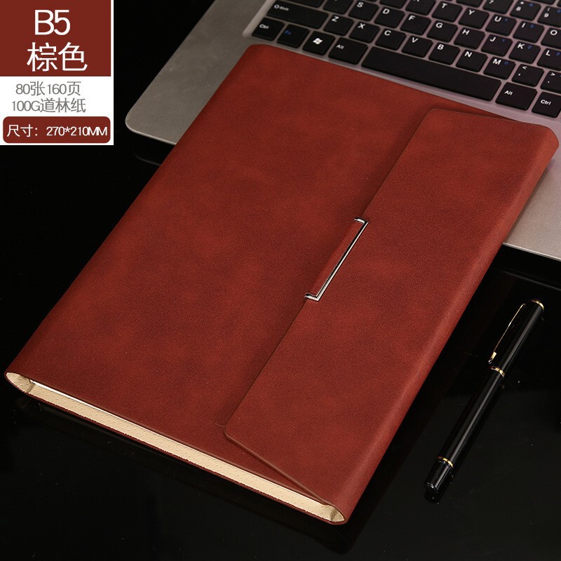A5 ビジネス 70% off ルーズリーフ ノートブック レザーカバー オフィス会議メモ帳 B5 ノートブック ロゴ印刷可能 ポータブル|undefined