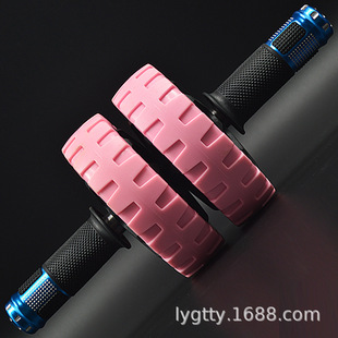 Abdominal Wheel Quiet Abdominal Muscle Tinker Wheel Manufacturers Direct Supply Household Indoor and Outdoor Fitness Equipment Push-up Giant Wheel Double Wheel